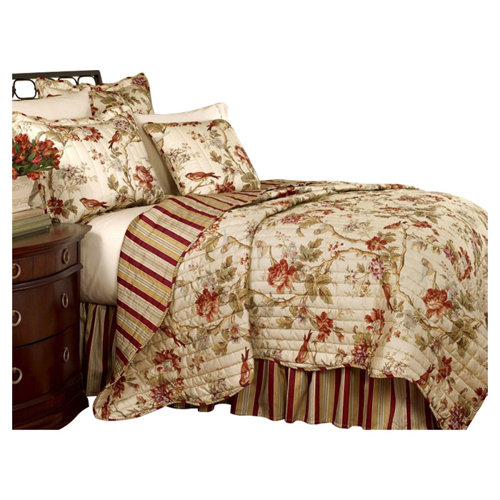 Waverly Charleston Chirp Reversible Quilt Set & Reviews Wayfair